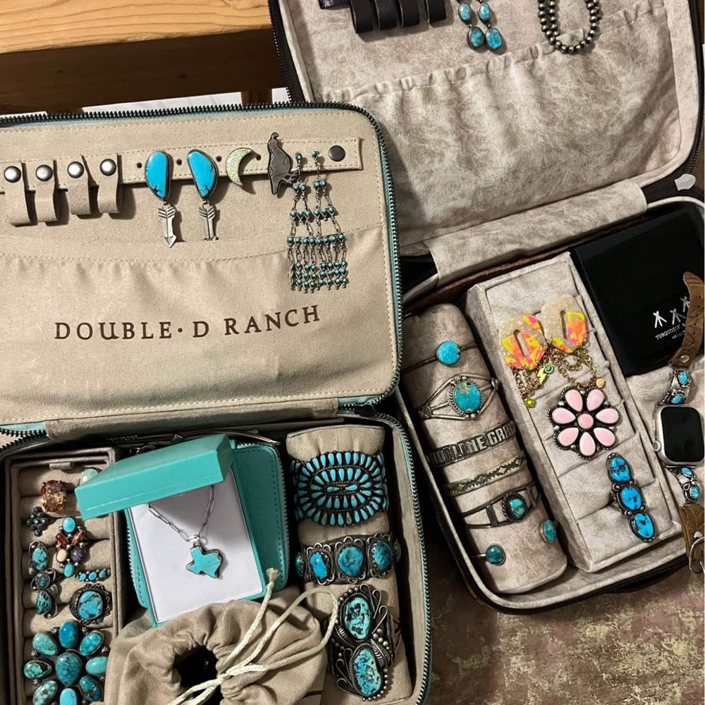 ISO Double D Ranch Turquoise Jewelry Box